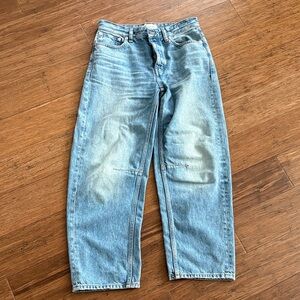 Madewell Darted Barrel Leg Jeans